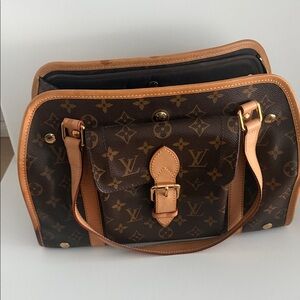 Louis Vuitton Amal dog carrier